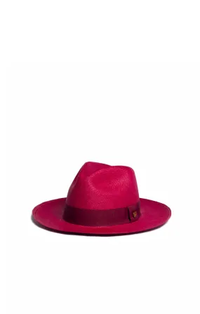 Multicolor Woven Panama Hat