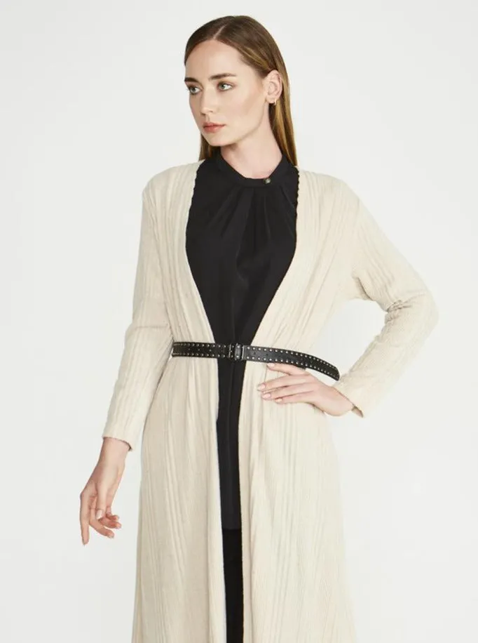 2125005- Ribbed Knit Cardigan