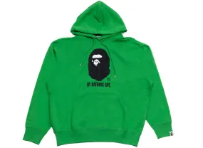 A Bathing Ape Ink Camo by Bathing Ape Pullover Hoodie in Green