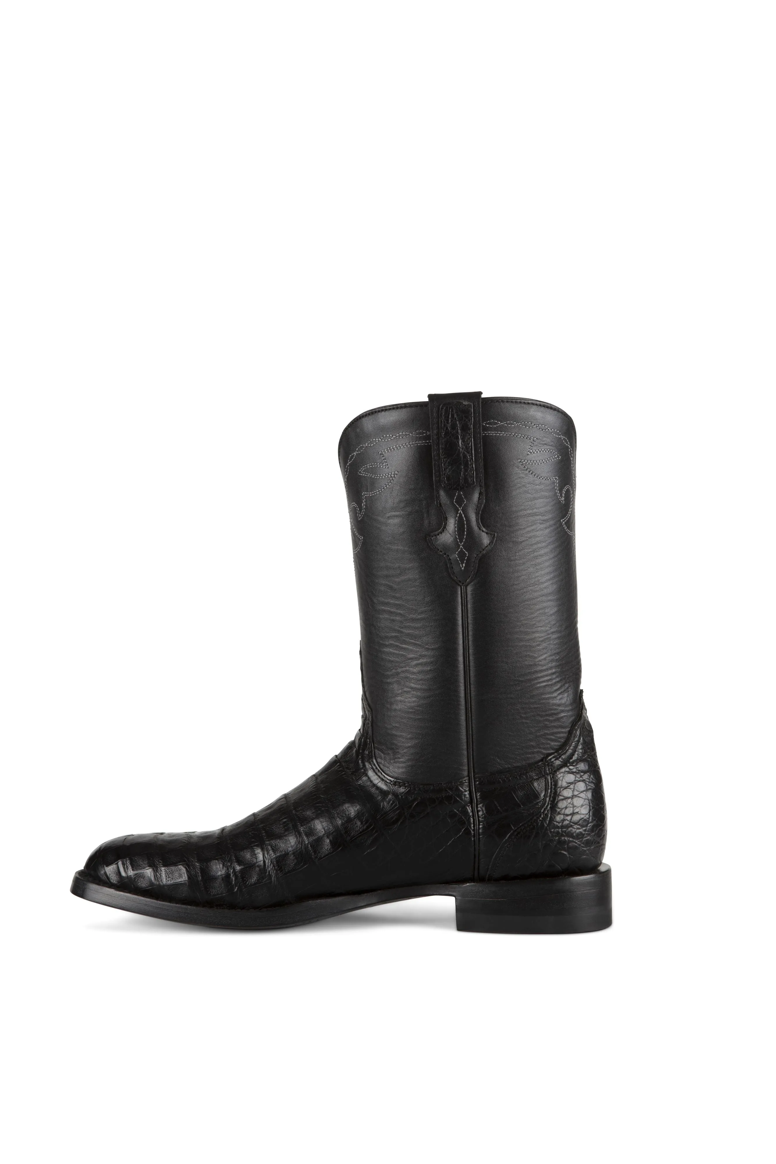 Allens Brand - Elias Caiman Belly - Roper - Black