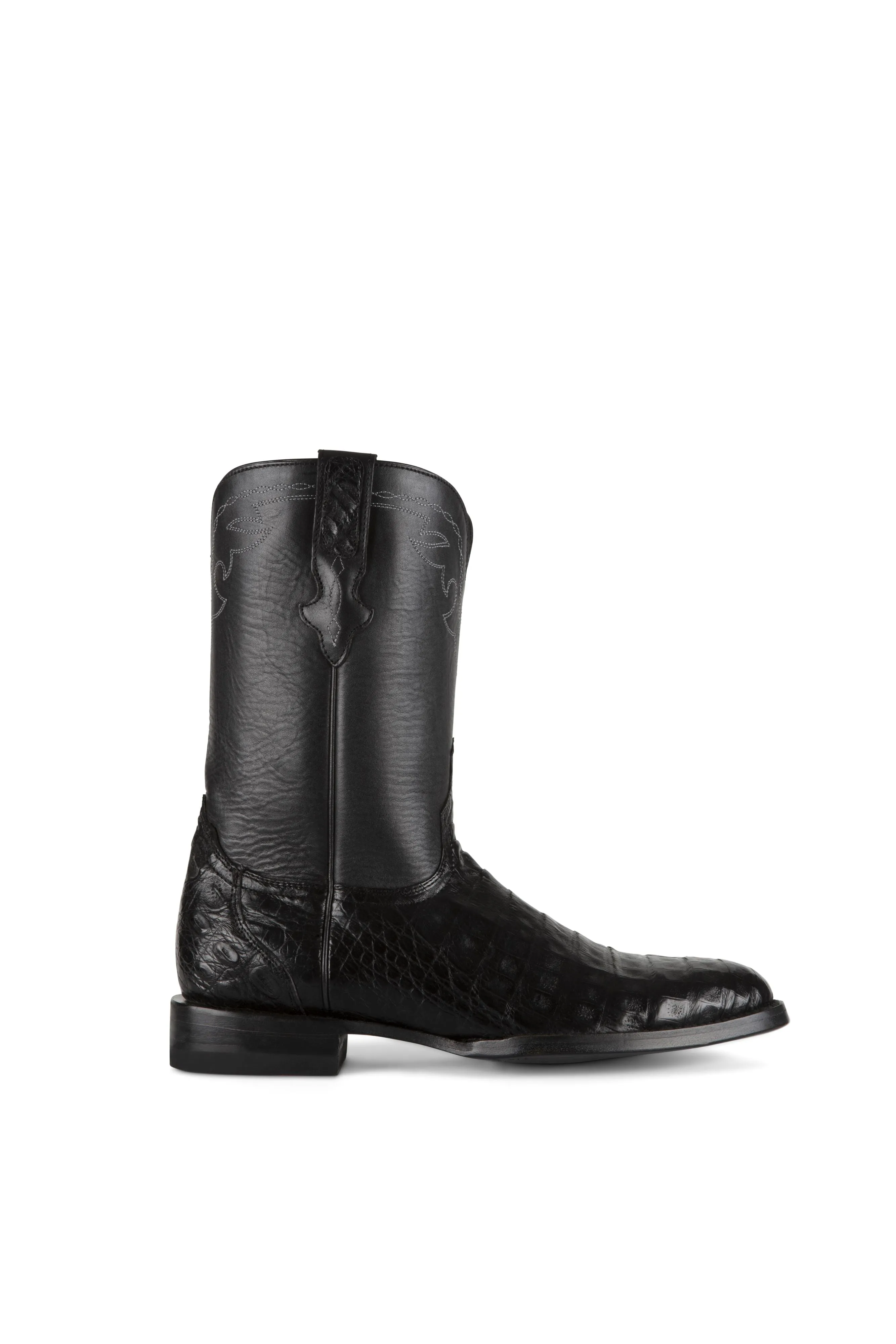 Allens Brand - Elias Caiman Belly - Roper - Black