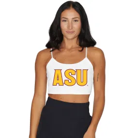 Arizona State ASU White Spaghetti Tank