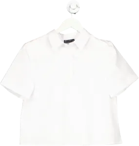 ASOS Design White Short Sleeve Shirt UK 8