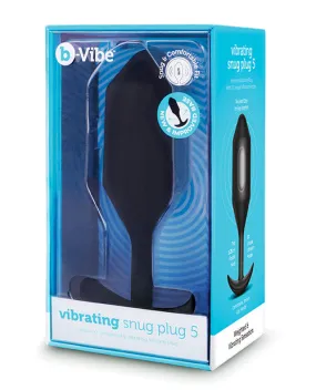 b-Vibe Vibrating Snug Plug - XXLarge - Black