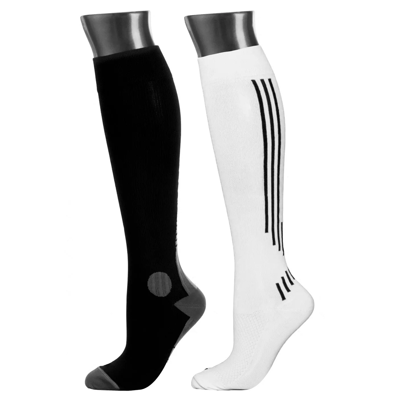 Be Shapy | Sports Compression Athletic Unisex Knee High Socks| Medias Deportivas