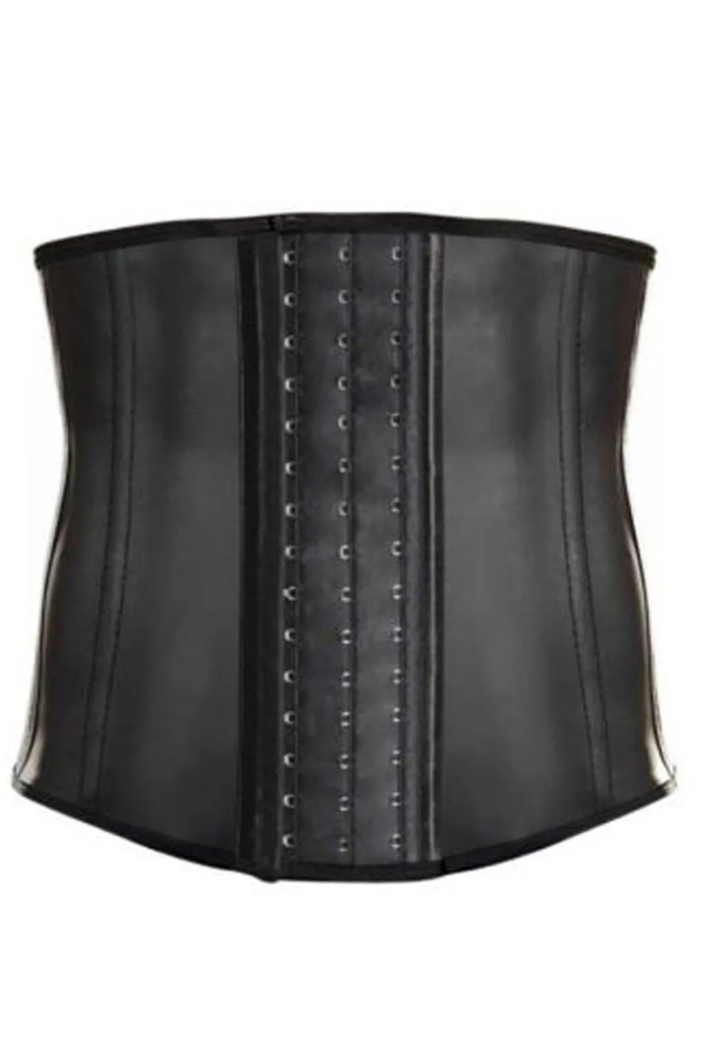 BfM Mens Steel Boned Latex Waist Training Corset Shapewear