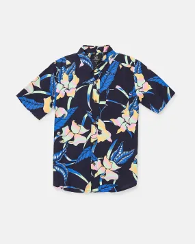 Big Boys Varkala Short Sleeve Shirt - Navy