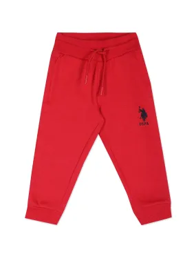 Boys Drawstring Waist Brand Taped Joggers