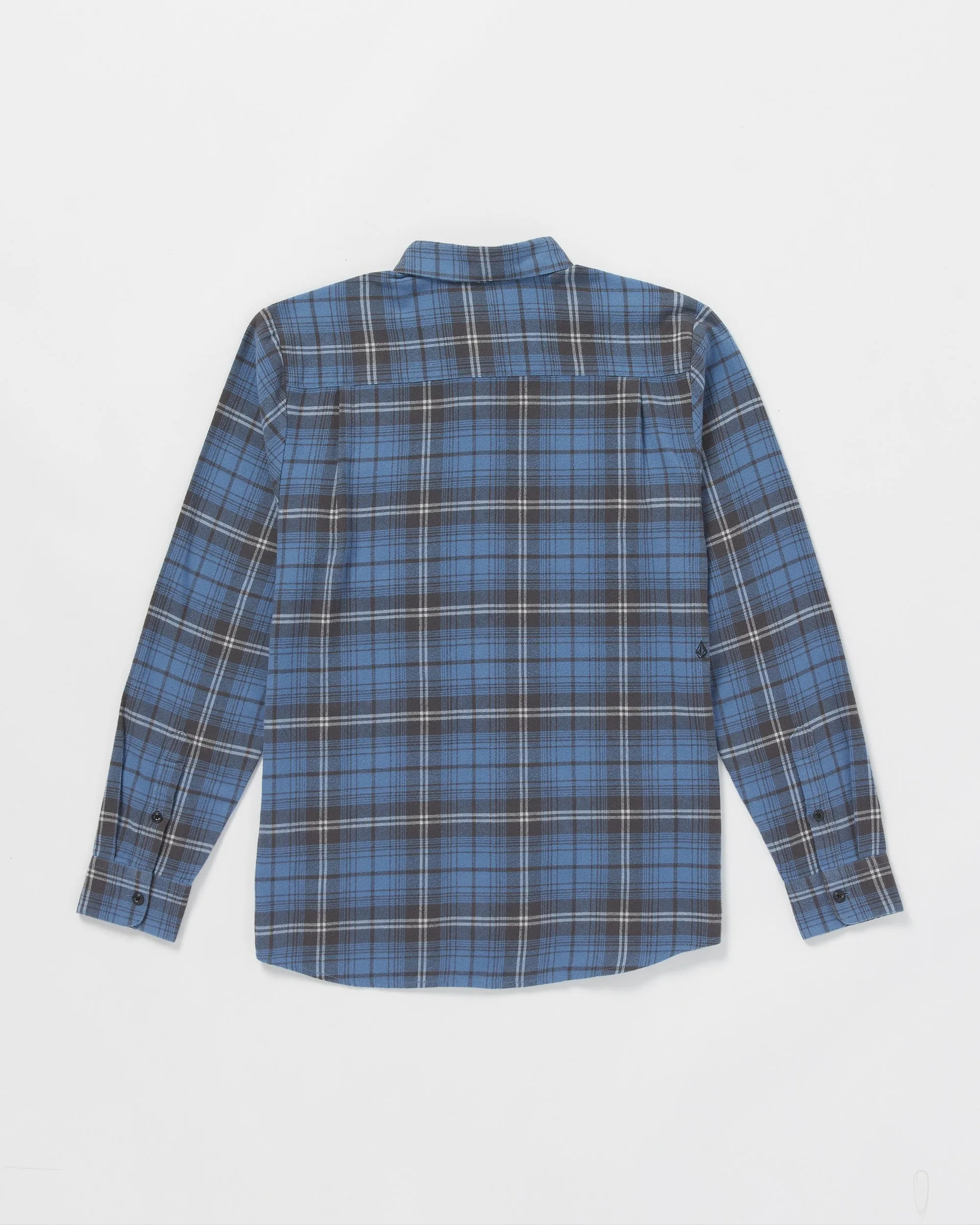 Caden Plaid Long Sleeve Shirt - Blueberry