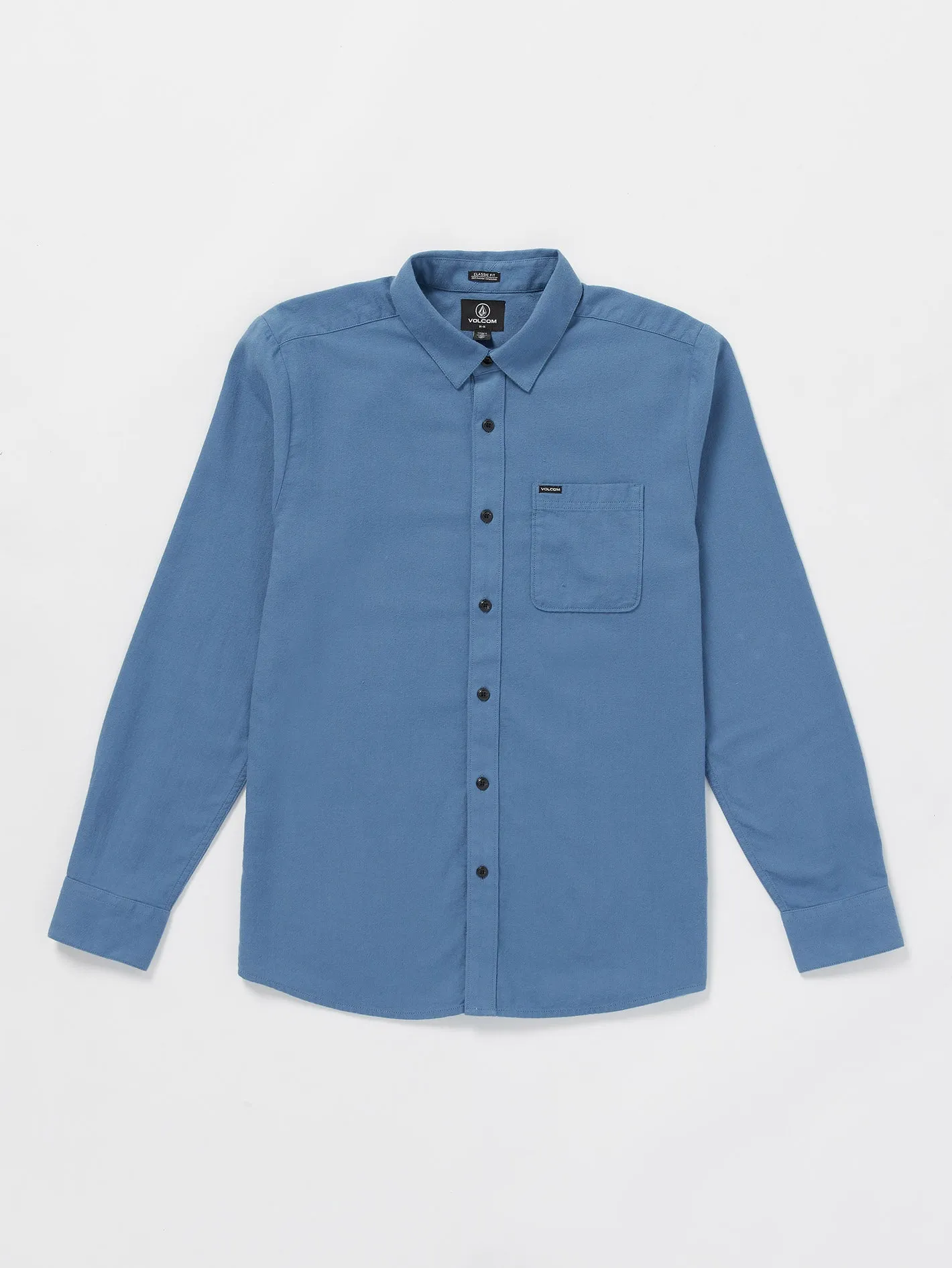 Caden Solid Shirt - Blueberry