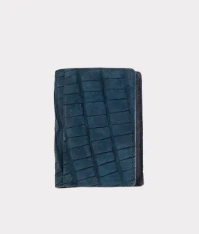 Caiman Bifold Card Case :: Navy Blue