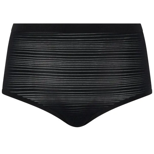 Chantelle SoftStretch Stripes High-Waist Full Brief