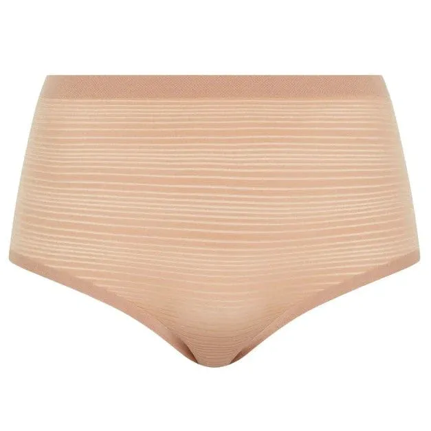 Chantelle SoftStretch Stripes High-Waist Full Brief