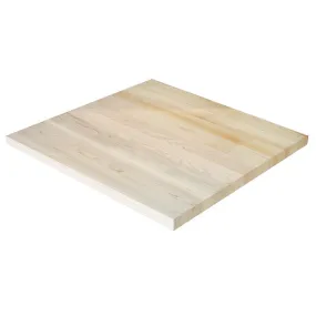 Clean Strip Plank Classic Maple Restaurant Table Top Custom Sizes