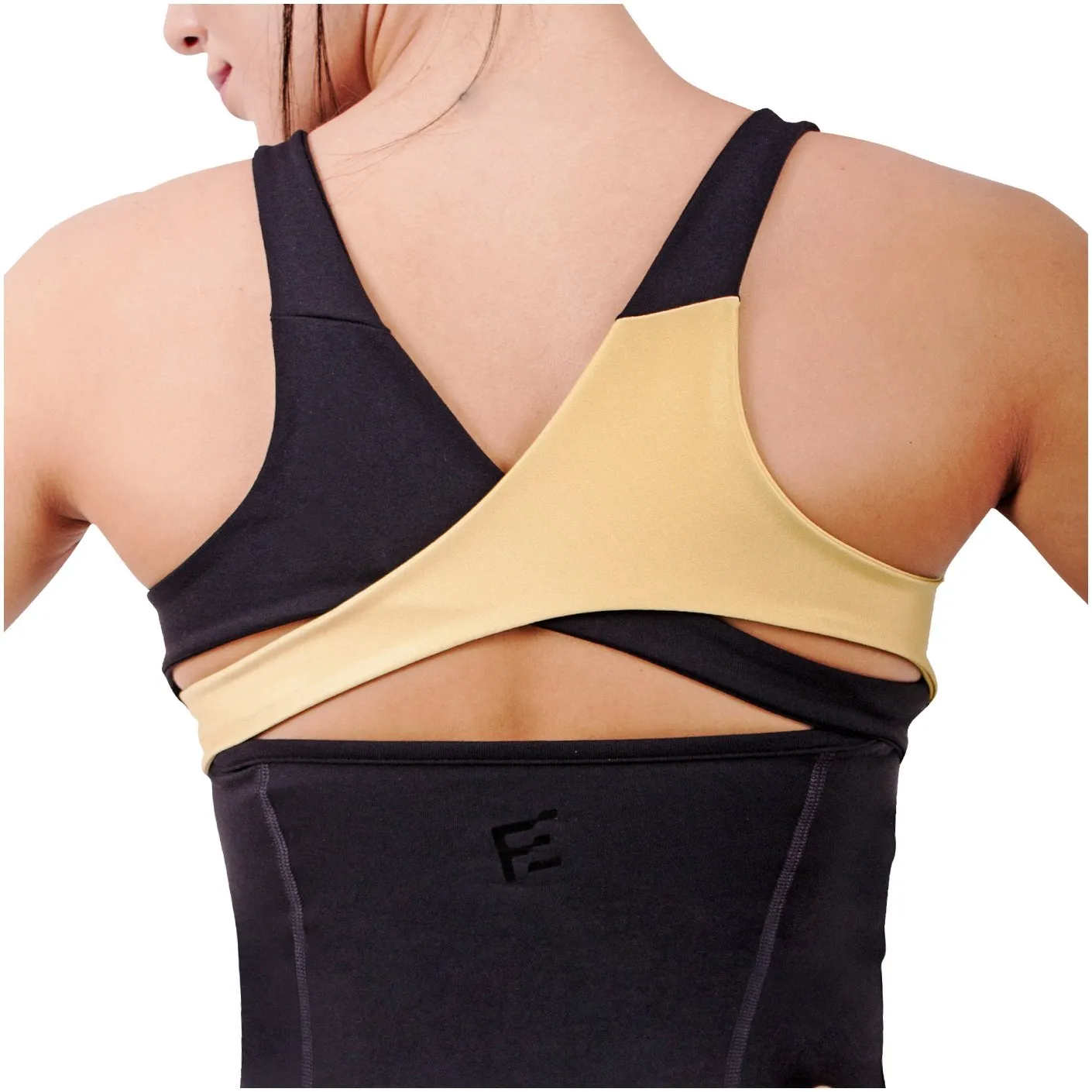 FLEXMEE 904001 | Luxury Sports Halter Racerback Top | Supplex 360