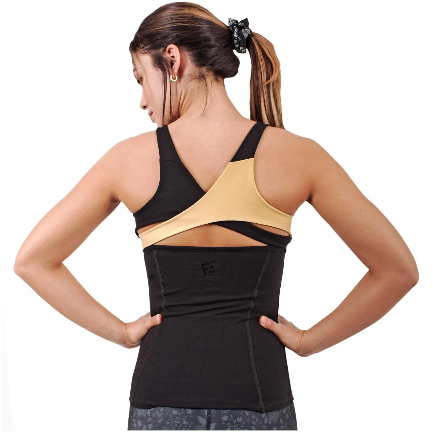 FLEXMEE 904001 | Luxury Sports Halter Racerback Top | Supplex 360