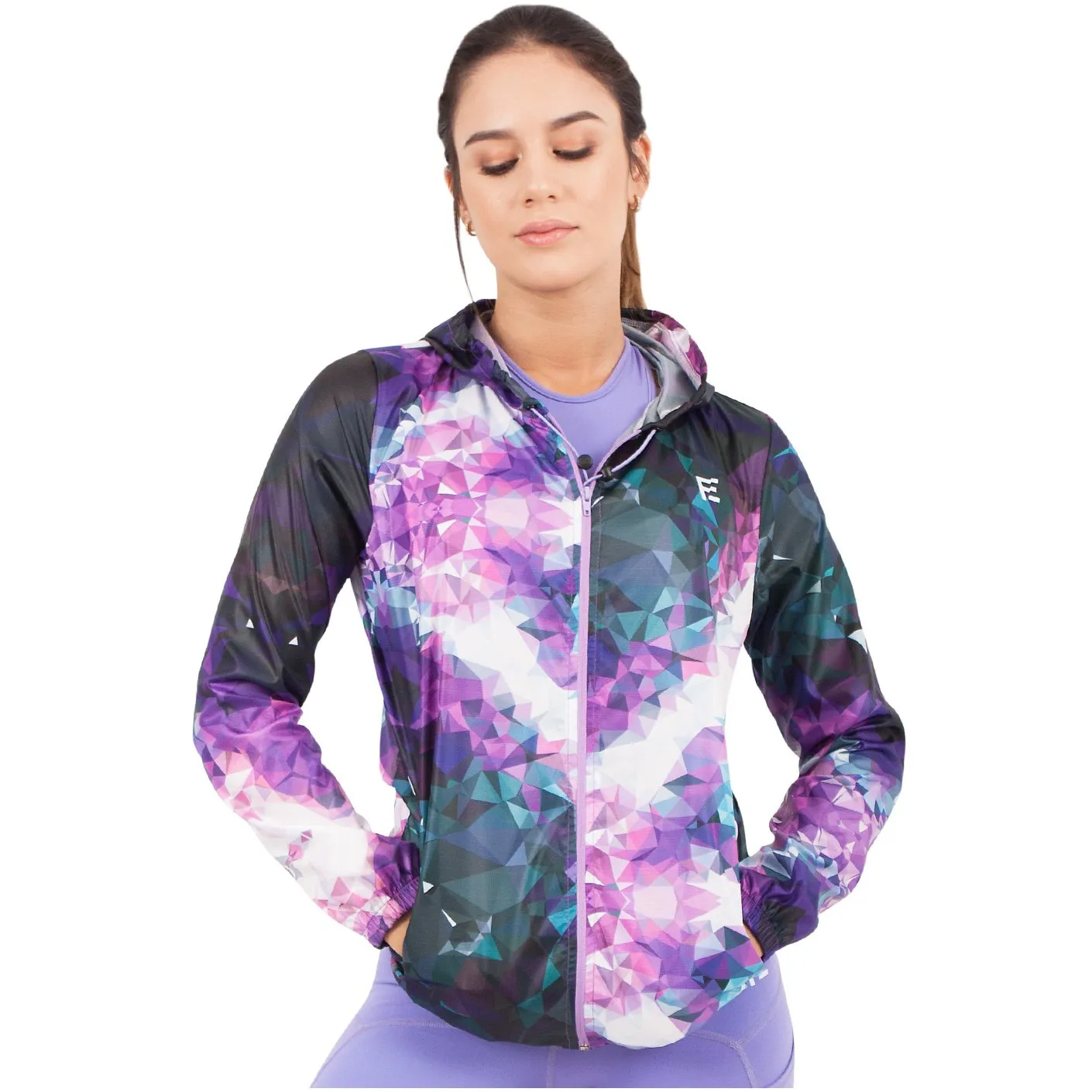 FLEXMEE 982000 | Sublimated Fractals Sports Winbreaker With Hood | Polyester