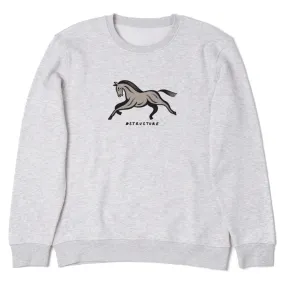 Giddy up! crewneck - Ash