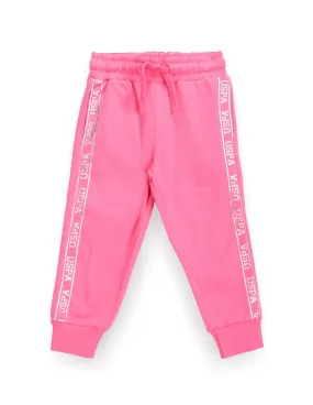 Girls Drawstring Waist Joggers