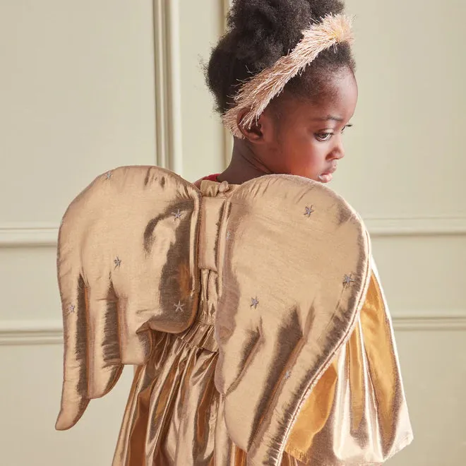 Gold Quilted Angel Wings