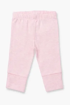 Hello Baby Pant_Light Pink Heather