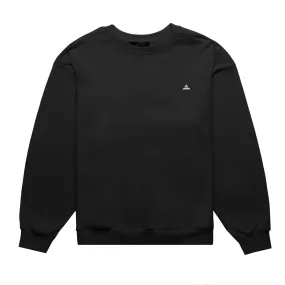 HOMME  Triangle Patch Crewneck Black