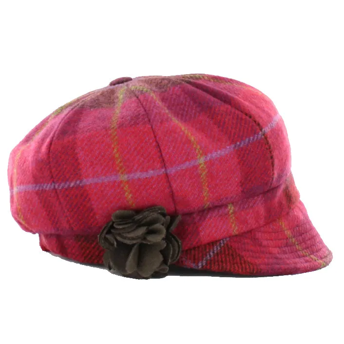 Irish Ladies Wool Newsboy Cap