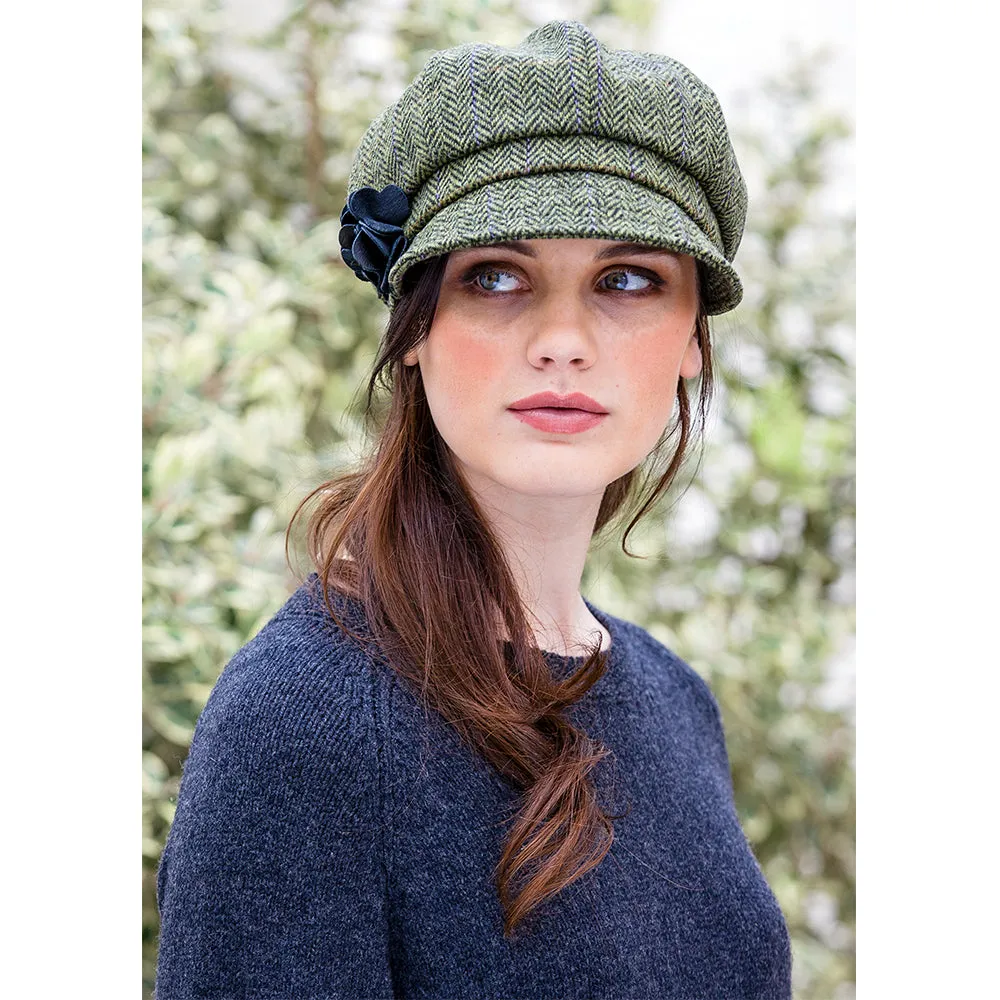 Irish Ladies Wool Newsboy Cap