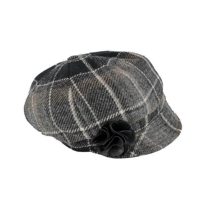 Irish Ladies Wool Newsboy Cap