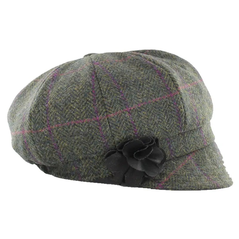 Irish Ladies Wool Newsboy Cap