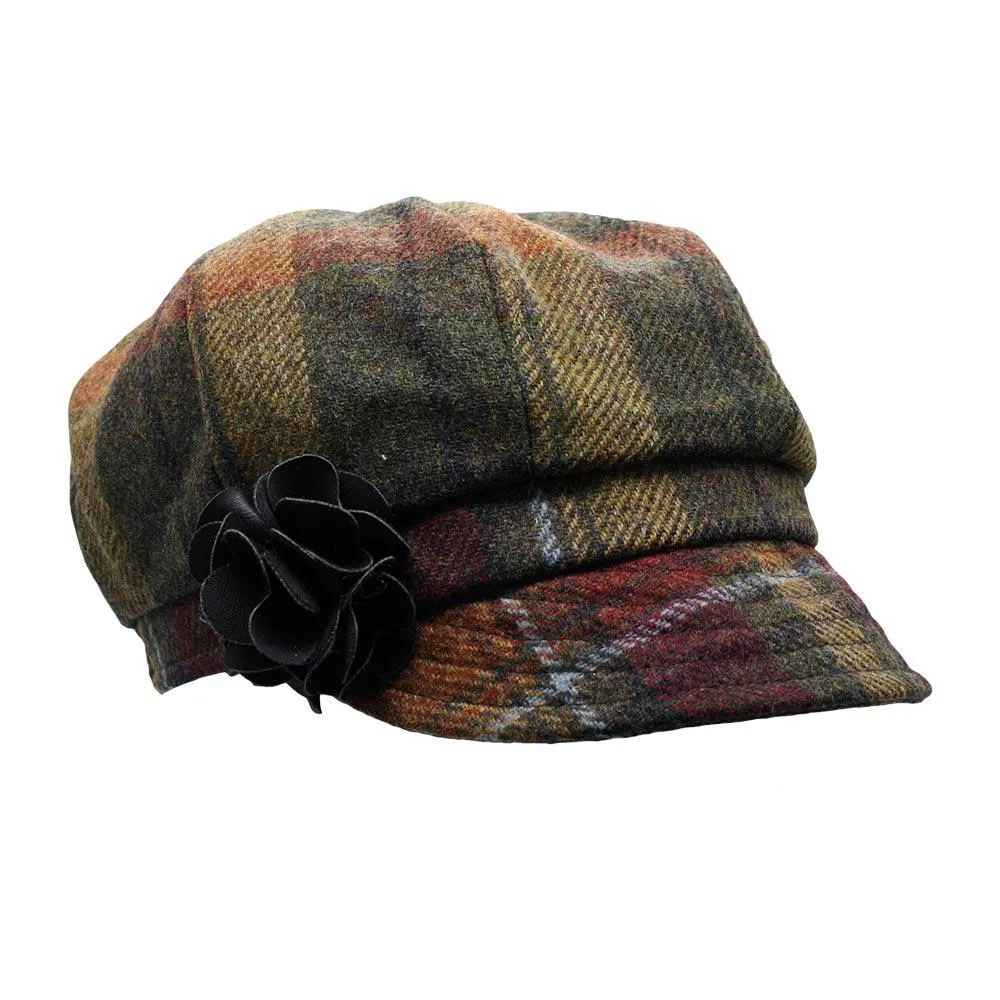 Irish Ladies Wool Newsboy Cap