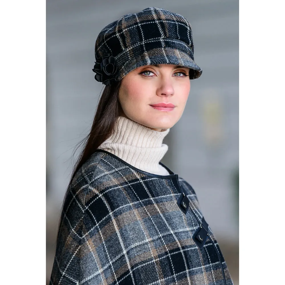 Irish Ladies Wool Newsboy Cap