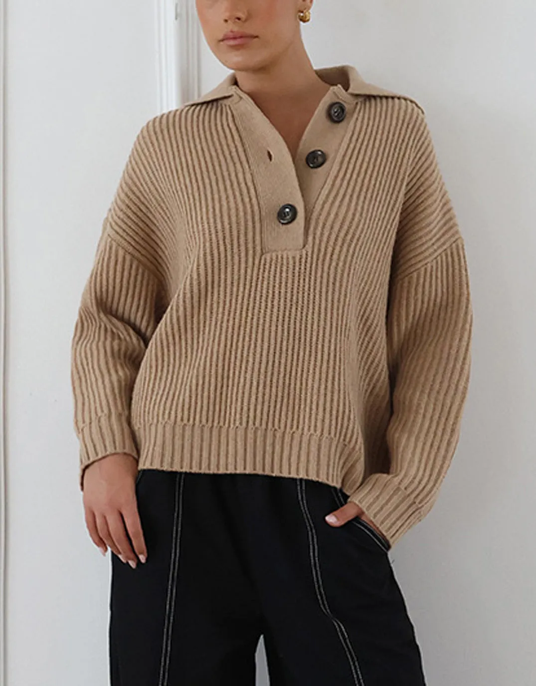 Izy Jumper - Camel