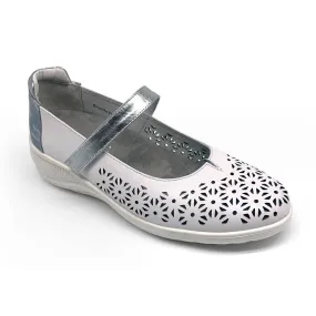 Klouds Women's Brenda Perf White/Silver