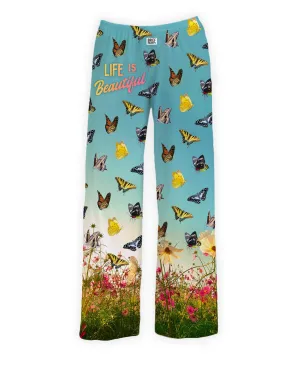 Life Is Beautiful Butterflies Lounge Pants