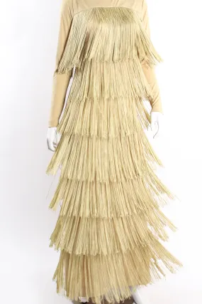 Long Tiered Fringe Dress II