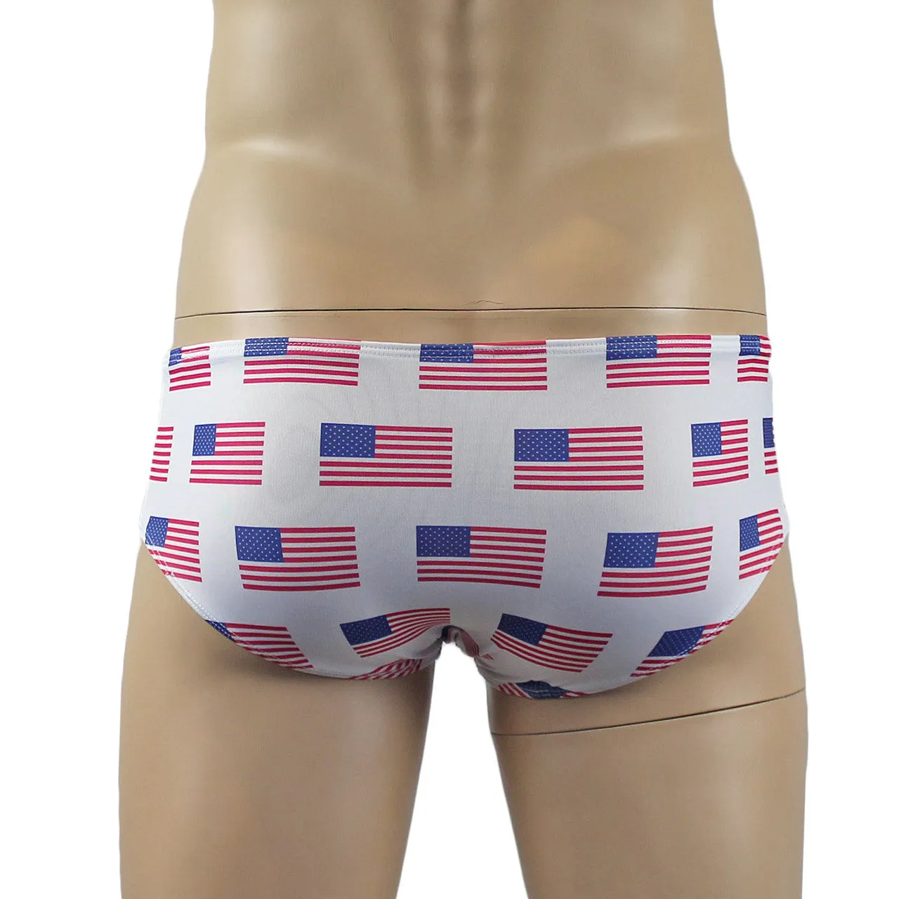 Mens USA American Flag Mini Boxer Briefs