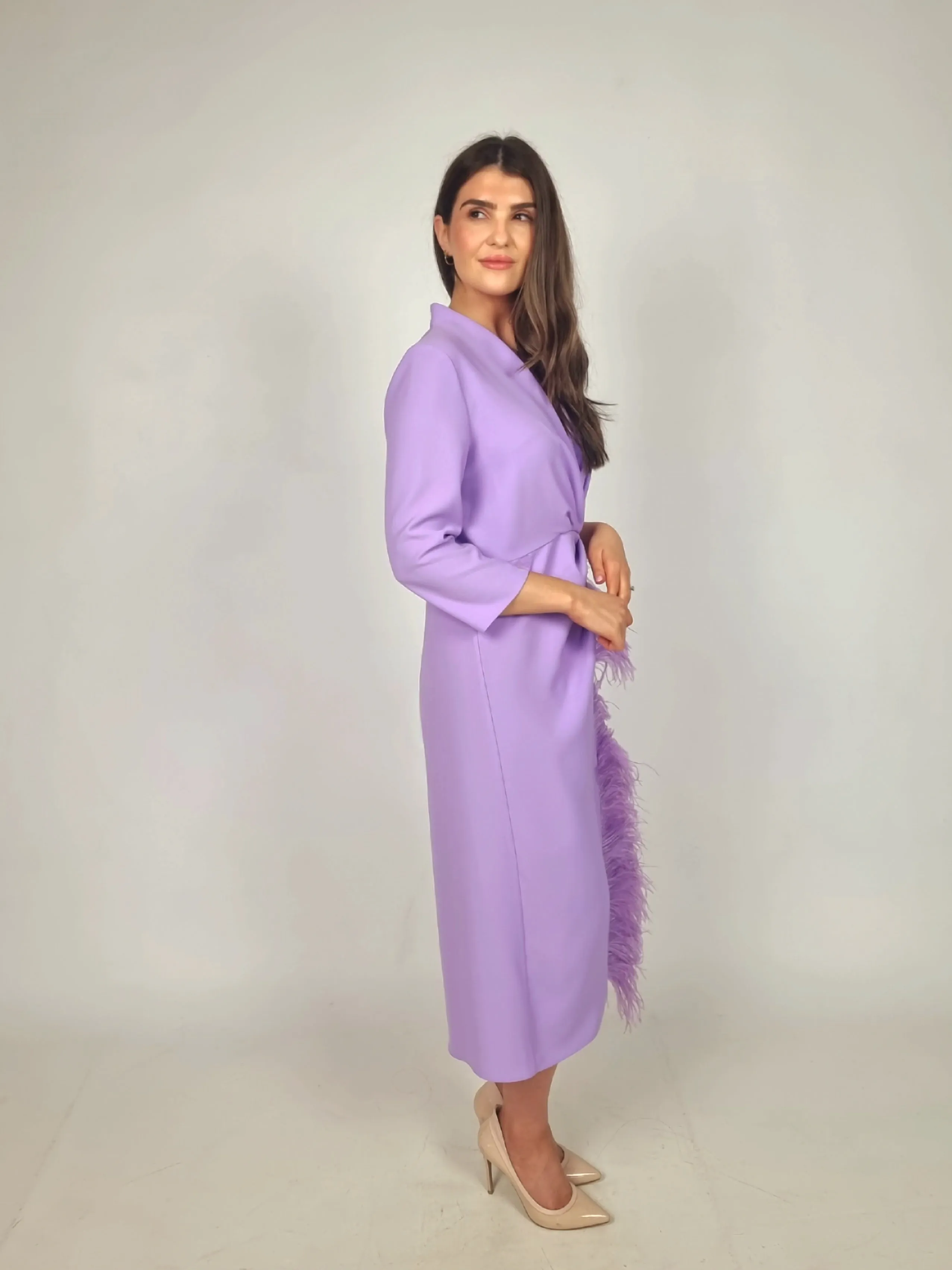 Moskada Malva Tulipan Lavender Dress