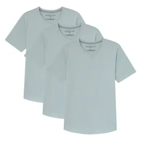 Organic V-Neck T-Shirt 3 Pack / Mint