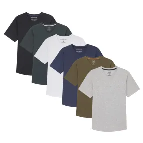 Organic V-Neck T-Shirt 6 Pack / Day & Night