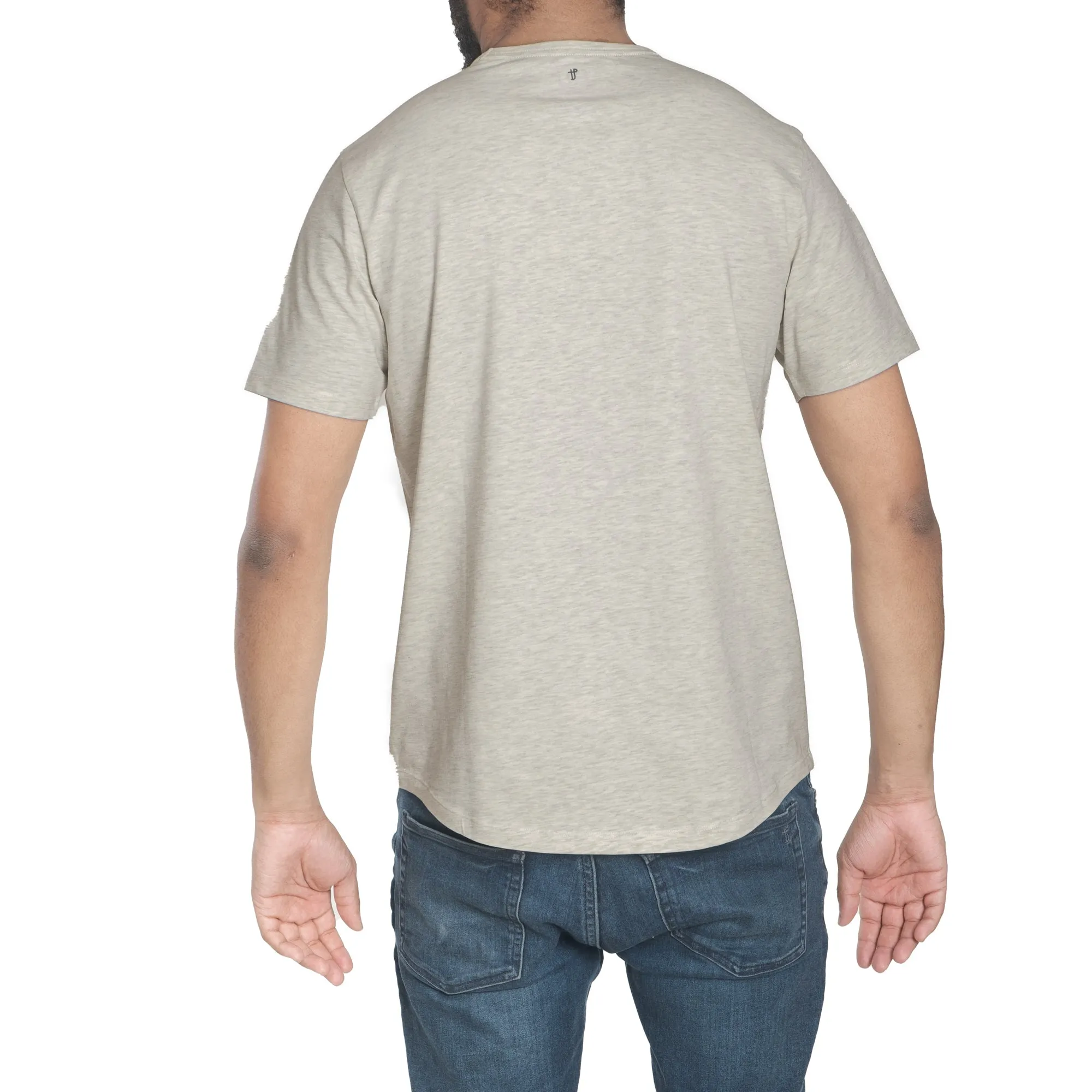 Organic V-Neck T-Shirt 6 Pack / Oatmeal Heather