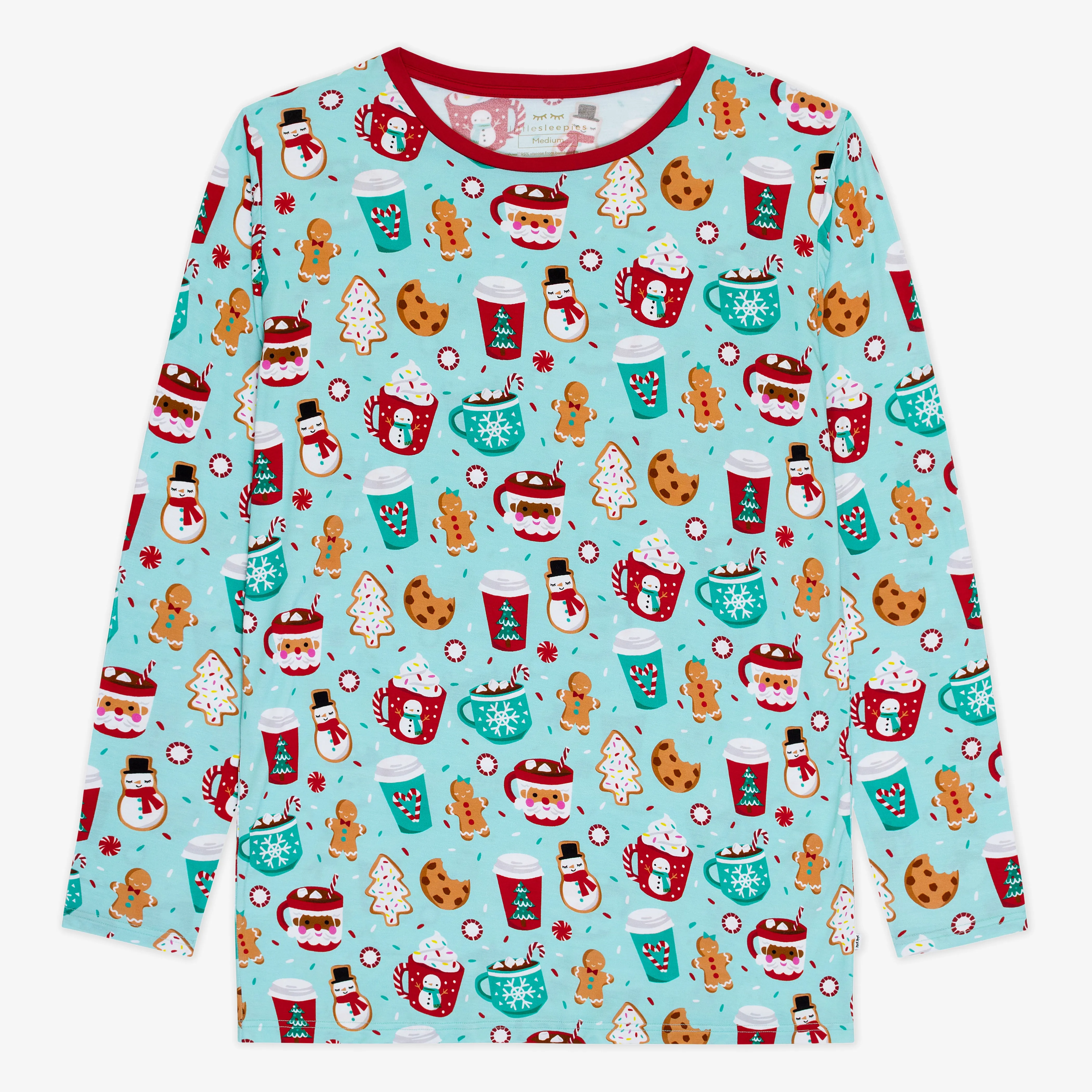 Peppermint Mocha Men's Pajama Top