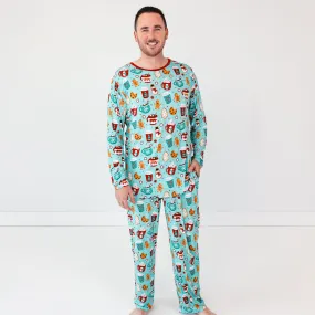 Peppermint Mocha Men's Pajama Top