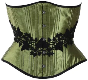 Peridot Ivy Corset, Hourglass Silhouette, Regular (size 18 only)**