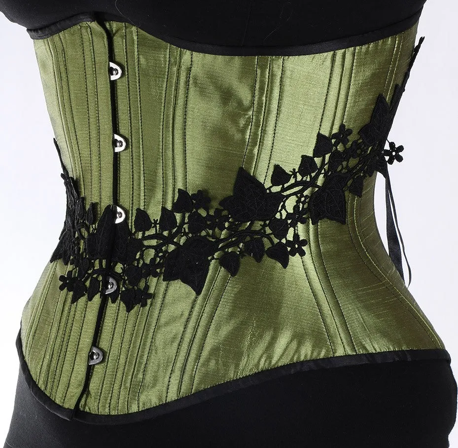 Peridot Ivy Corset, Hourglass Silhouette, Regular (size 18 only)**