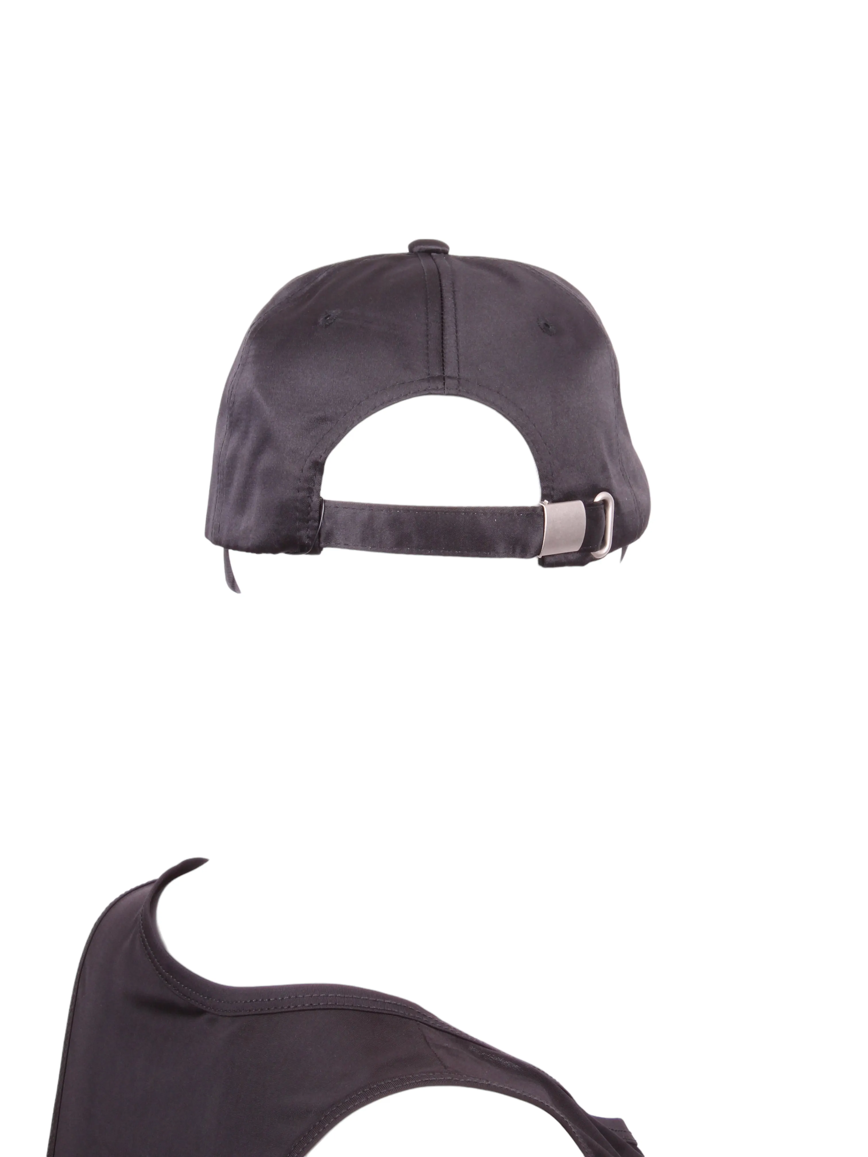 Soft Satin Black Hat