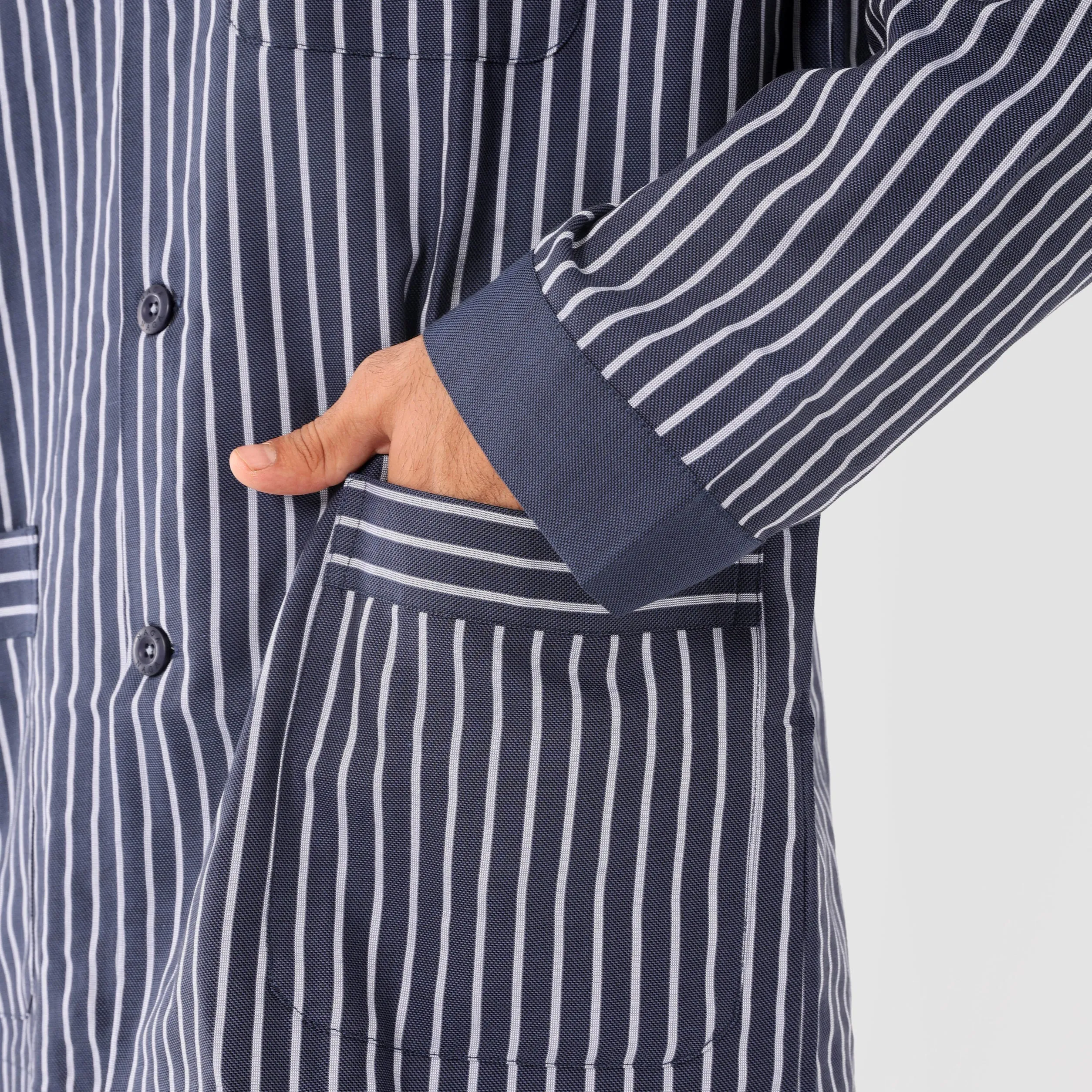 Strip Navy Classic Pajama(131)