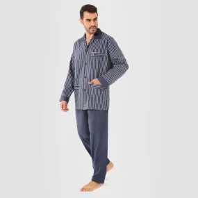 Strip Navy Classic Pajama(131)