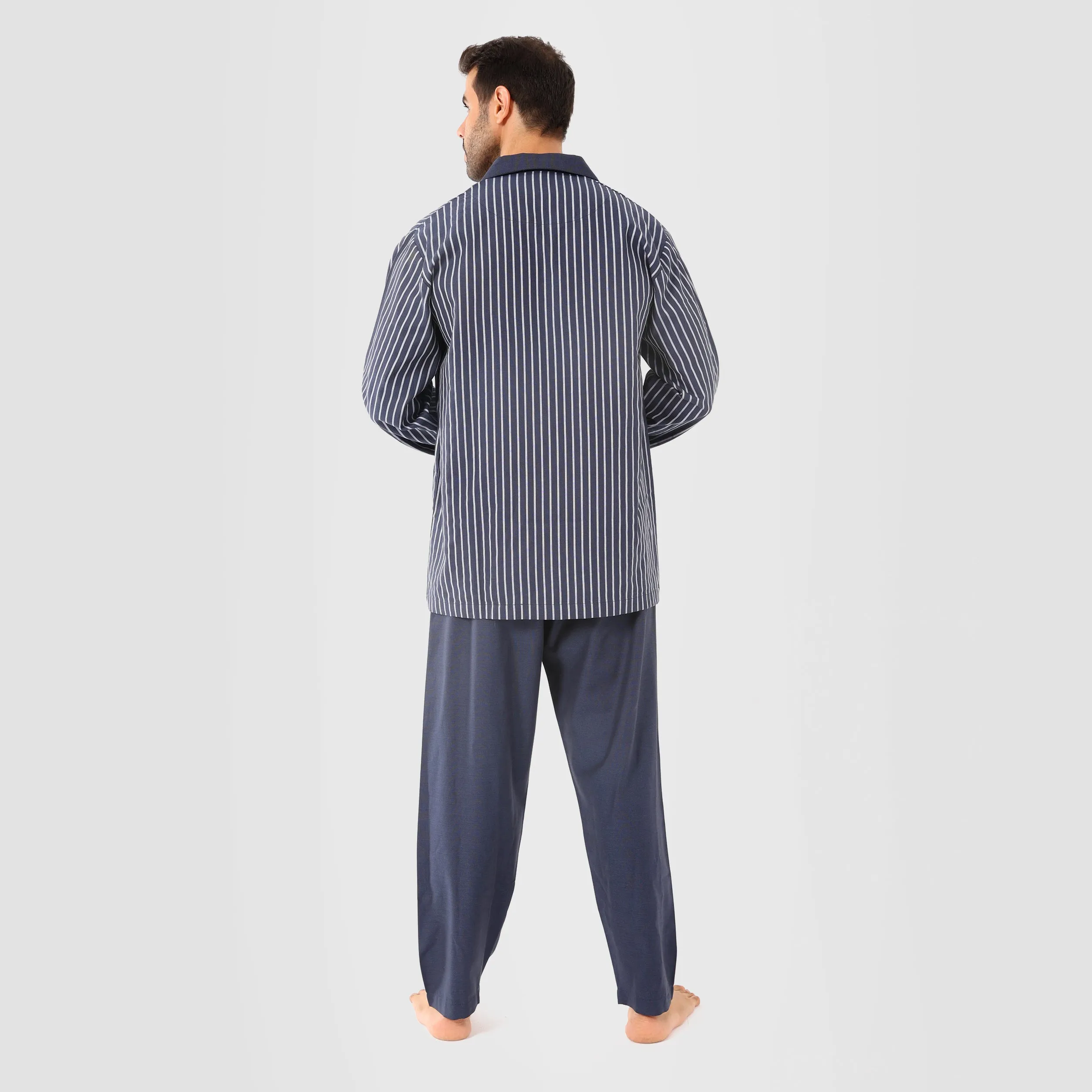 Strip Navy Classic Pajama(131)