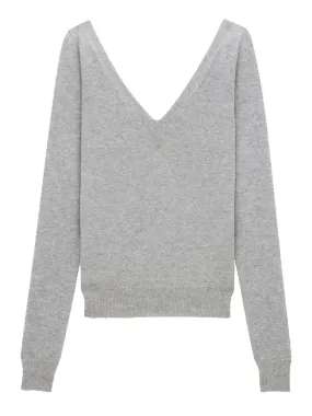 V NECK CASHMERE SWEATER